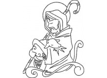 Stickserie - Moments with Jesus Schaf